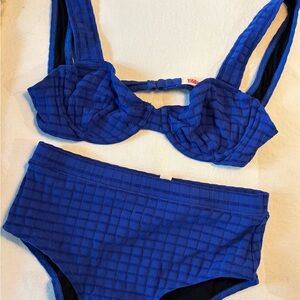 SOLID & STRIPED Blue Bikini